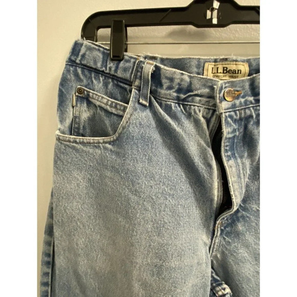 LL BEAN MEN COMFORT WAIST JEAN 35/30 SIMPLE BASIC JEAN GREAT CONDITION - Picture 8 of 12